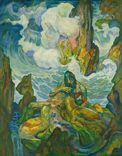 Proteo, il vecchio del mare da Newell Convers Wyeth
