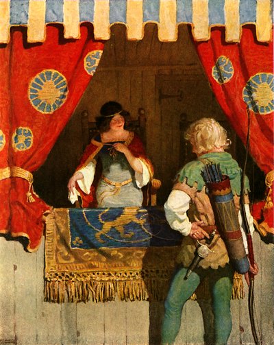 Robin incontra Maid Marian da Newell Convers Wyeth