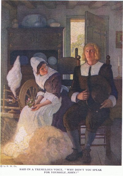 Disse con voce tremante, perché non parli per te stesso, John da Newell Convers Wyeth