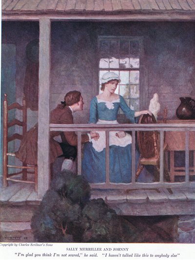 Sally Merrillee e Johnny: Sono contento che pensi che non abbia paura, disse. Non ho parlato così con nessun altro da Newell Convers Wyeth