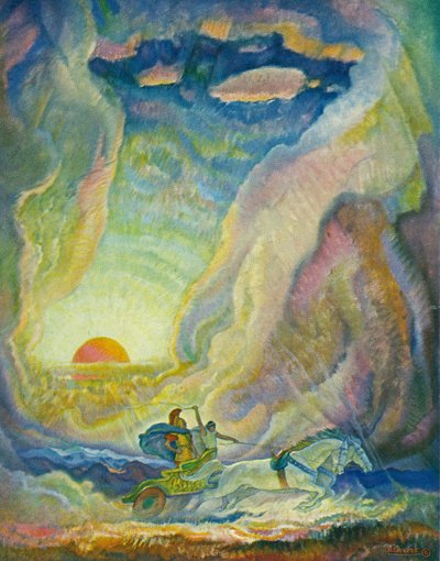 Telemaco sul carro di Nestore da Newell Convers Wyeth