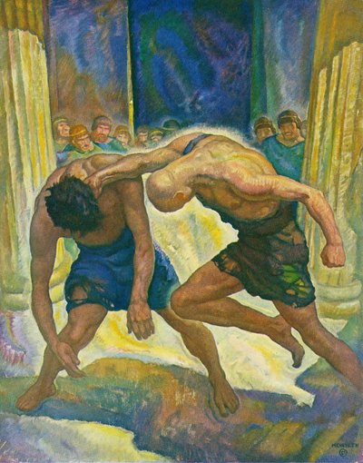 La lotta dei mendicanti da Newell Convers Wyeth