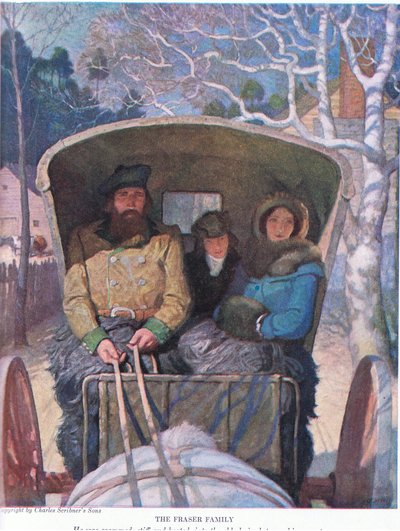 La famiglia Fraser: Era stipato rigido e accaldato, nella vecchia carrozza tra i suoi genitori da Newell Convers Wyeth