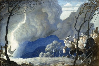 I gnomi che giocano a bowling da Newell Convers Wyeth