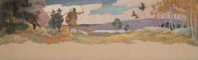 I cacciatori di tacchini, 1941 da Newell Convers Wyeth