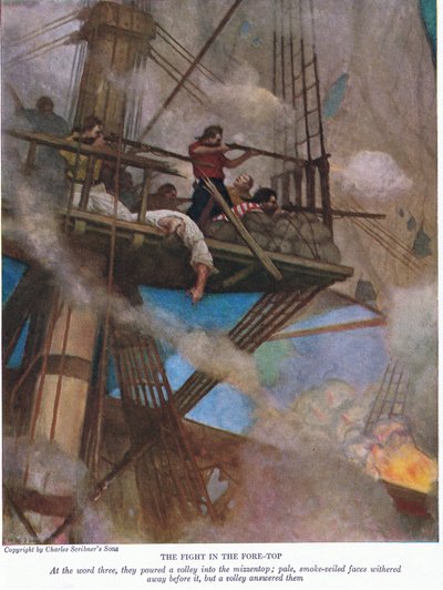 La lotta per il pennone da Newell Convers Wyeth