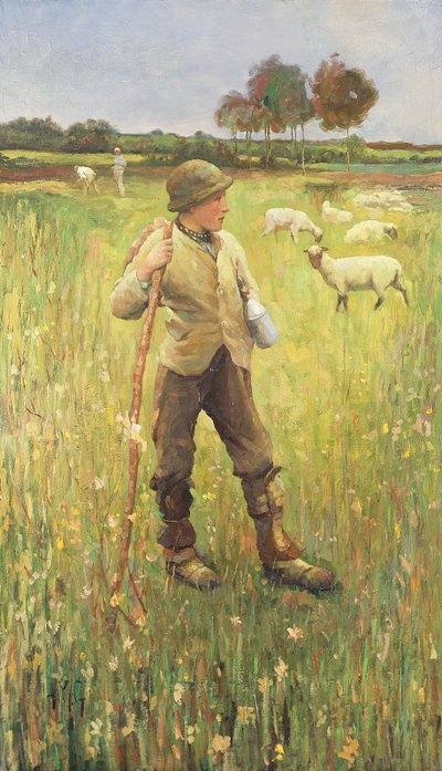 Un Giovane Pastore da Newlyn School