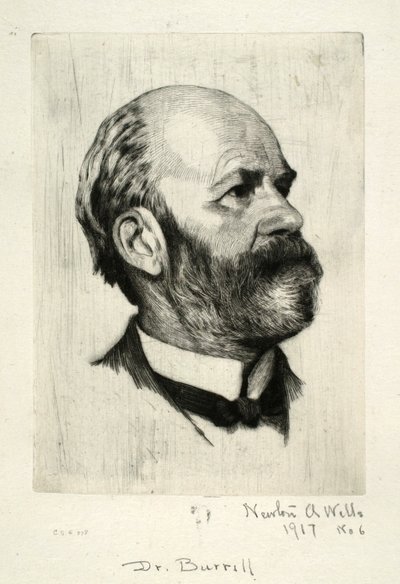 Ritratto del Dr. Burrill da Newton A. Wells