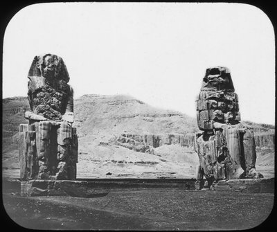 Colossi di Memnone, Luxor Tebe, Egitto da Newton and Co