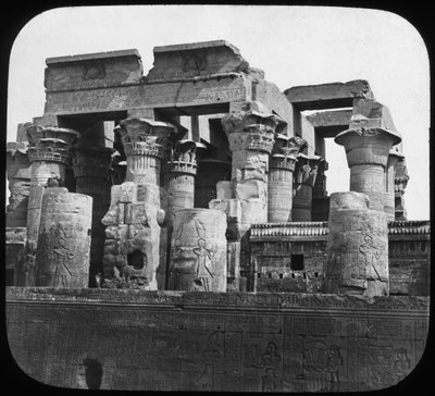 Tempio di Kom Ombo, Egitto, c. 1890 da Newton and Co