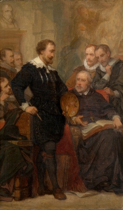 Peter Paul Rubens nel suo Studio da Nicaise de Keyser