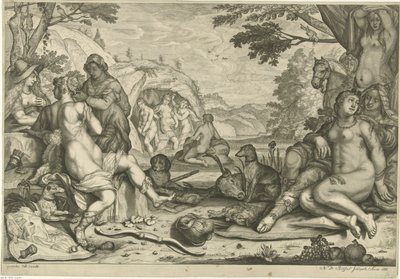 Diana e Callisto da Nicaise de Ruyter
