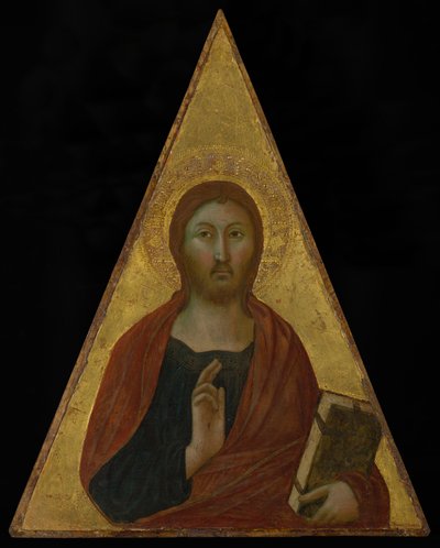 Cristo benedicente, circa 1340 da Niccolò di Segna