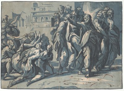 Cristo guarisce i lebbrosi da Niccolo Vicentino