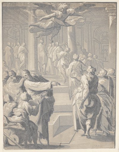 Cristo guarisce il paralitico, 1540-50 da Niccolo Vicentino
