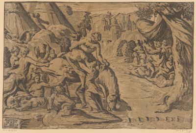 Clelia attraversa il Tevere da Niccolo Vicentino