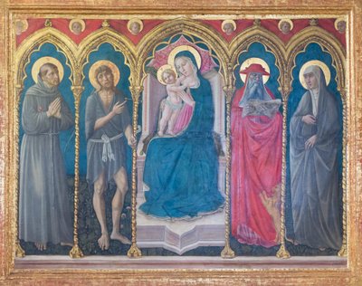 Madonna con Bambino e Quattro Santi da Niccolo di Liberatore