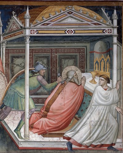 Vita di San Matteo: la morte del santo da Niccolo di Pietro Gerini