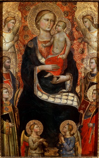 Madonna con Bambino, Santi e Angeli da Niccolo di Pietro Gerini