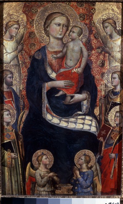 Vergine con il Bambino, Santi e angeli da Niccolo di Pietro Gerini