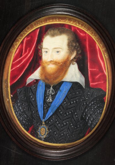 Ludovico Stuart, 2° Duca di Lennox e Richmond da Nicholas (after) Hilliard