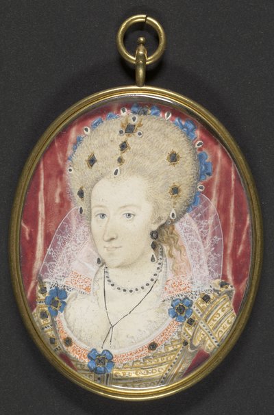 Anna di Danimarca da Nicholas (studio of) Hilliard