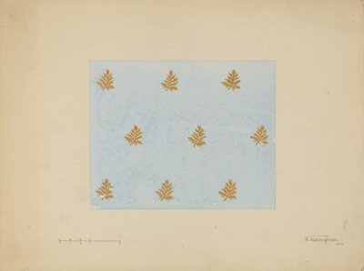 Carta da Parati, 1936 da Nicholas Acampora
