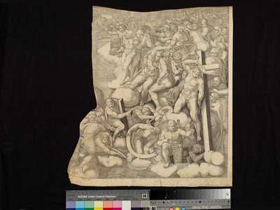 Scena dal Giudizio Universale da Nicholas Beatrizet