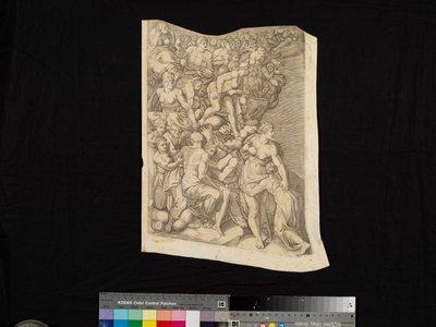 Scena dal Giudizio Universale da Nicholas Beatrizet