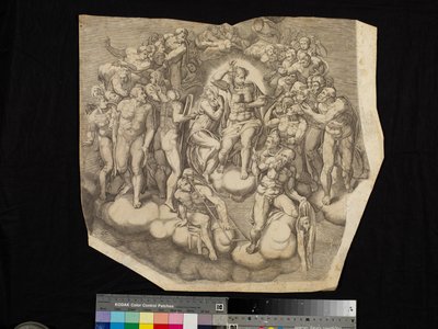 Scena dal Giudizio Universale da Nicholas Beatrizet