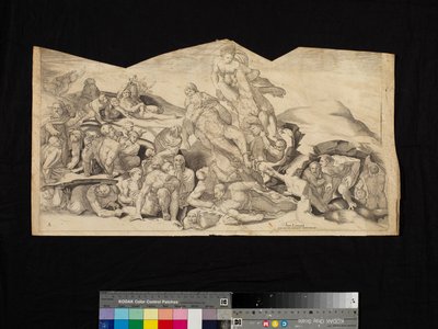 Scena dal Giudizio Universale da Nicholas Beatrizet