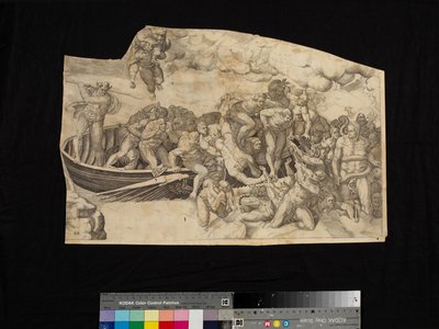 Scena dal Giudizio Universale da Nicholas Beatrizet