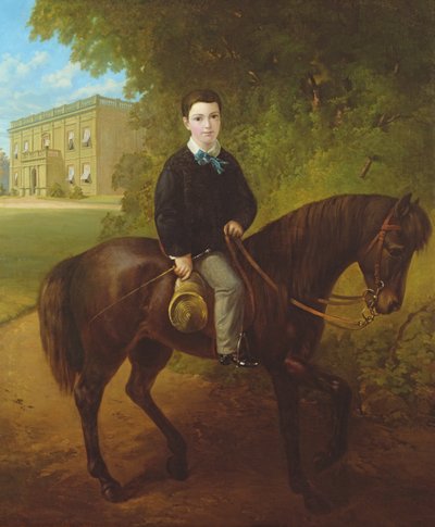 Ritratto del Maestro George Holmes, 1860 da Nicholas Chevalier