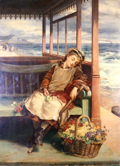 Il venditore di fiori da Nicholas Chevalier