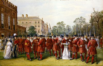 La parata della Guardia del Corpo a Clarence House da Nicholas Chevalier