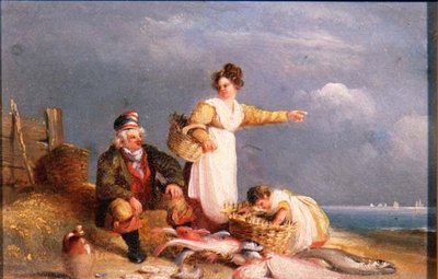 Pescatori con il pescato da Nicholas Condy