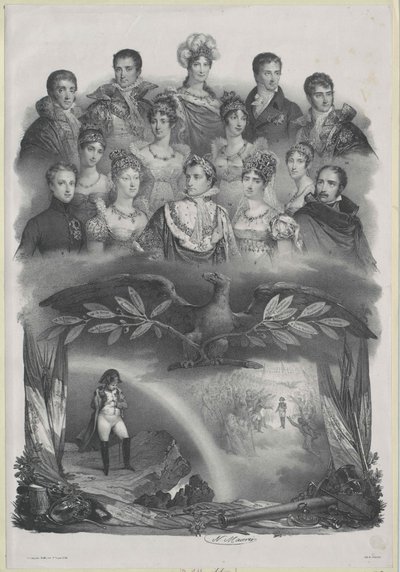 Imperatore di Francia Napoleone I Bonaparte da Nicholas Eustache (after) Maurin