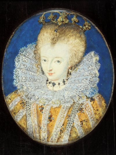 Una signora tradizionalmente identificata come Elisabetta I quando era principessa da Nicholas Hilliard
