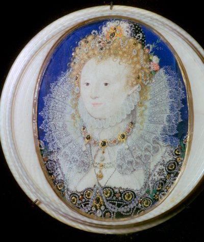 Miniatura contemporanea di Elisabetta I d