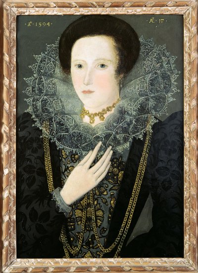 Dorothy Huddelston (nata Dormer), 1594 da Nicholas Hilliard