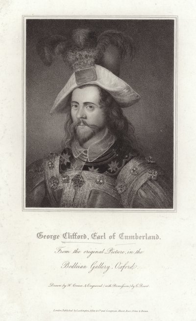 George Clifford Conte di Cumberland da Nicholas Hilliard
