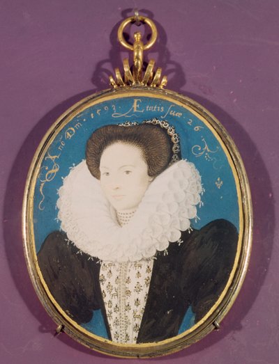 Signora Holland (dama di compagnia di Elisabetta I), 1593 da Nicholas Hilliard