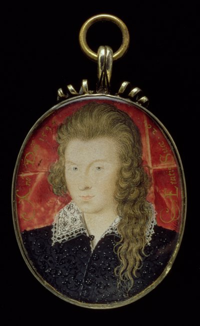 No.3856 Henry Wriothesley, 3° Conte di Southampton (1573-1624), c.1594 da Nicholas Hilliard