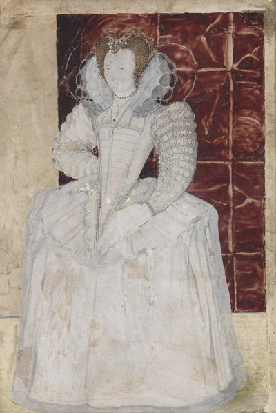 Ritratto di una signora sconosciuta, c.1595 da Nicholas Hilliard