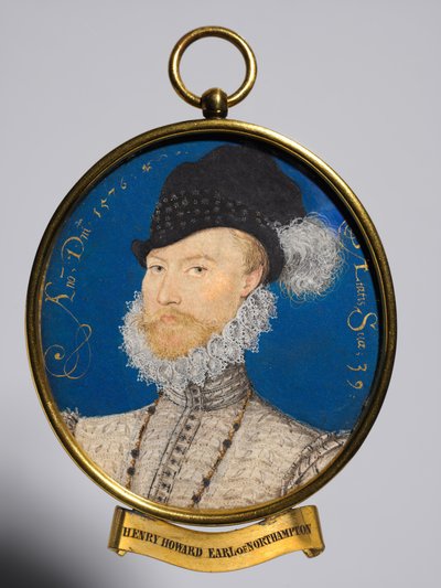 Ritratto di Charles Howard, 2° Barone Howard di Effingham da Nicholas Hilliard