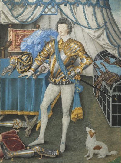 Ritratto di Sir Anthony Mildmay, Cavaliere di Apethorpe, Northants, c.1590-93 da Nicholas Hilliard