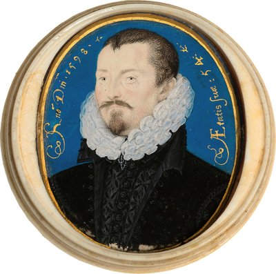 Ritratto di Sir Thomas Bodley, 1598 da Nicholas Hilliard