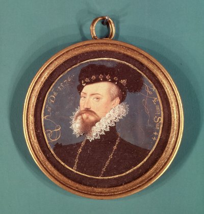 Robert Dudley, Conte di Leicester (c.1532-88) 1576 da Nicholas Hilliard
