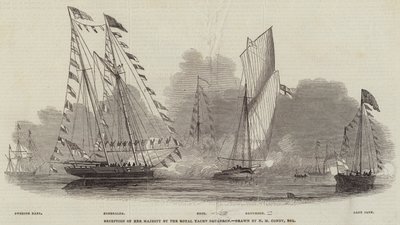 Ricevimento di Sua Maestà da parte del Royal Yacht Squadron da Nicholas Matthews Condy