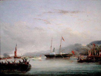 Il primo yacht Victoria e Albert al largo di Plymouth da Nicholas Matthews Condy